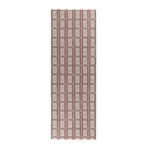 Lenço TOUS Legacy Jacquard bege e rosa