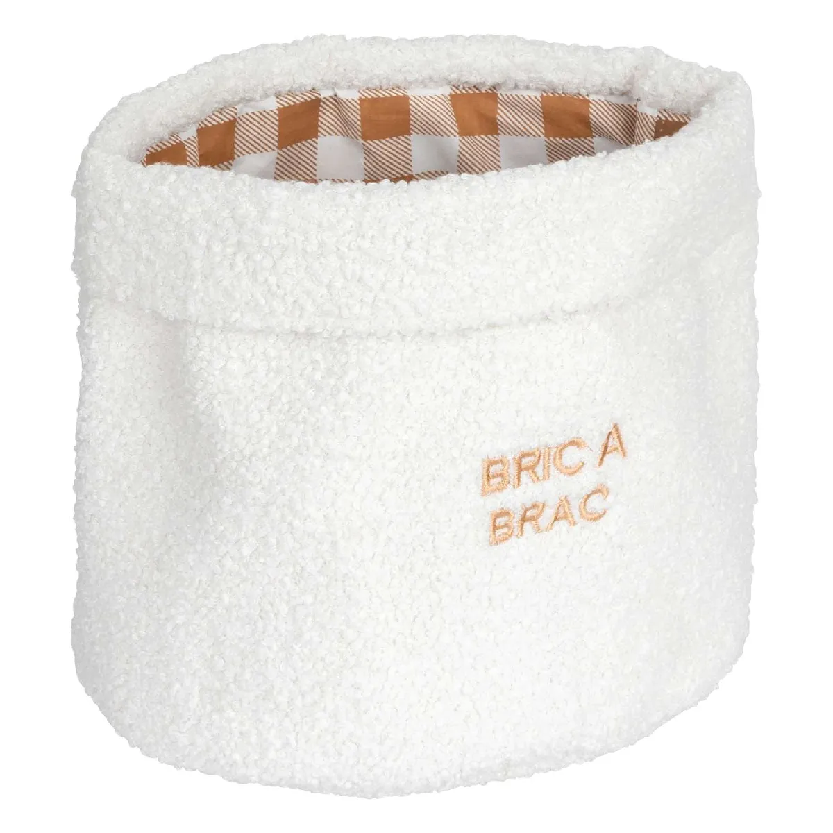 Atmosphera, Createur D'Interieur Atmosphera Duo Paniers Bouclette Blanc Marron