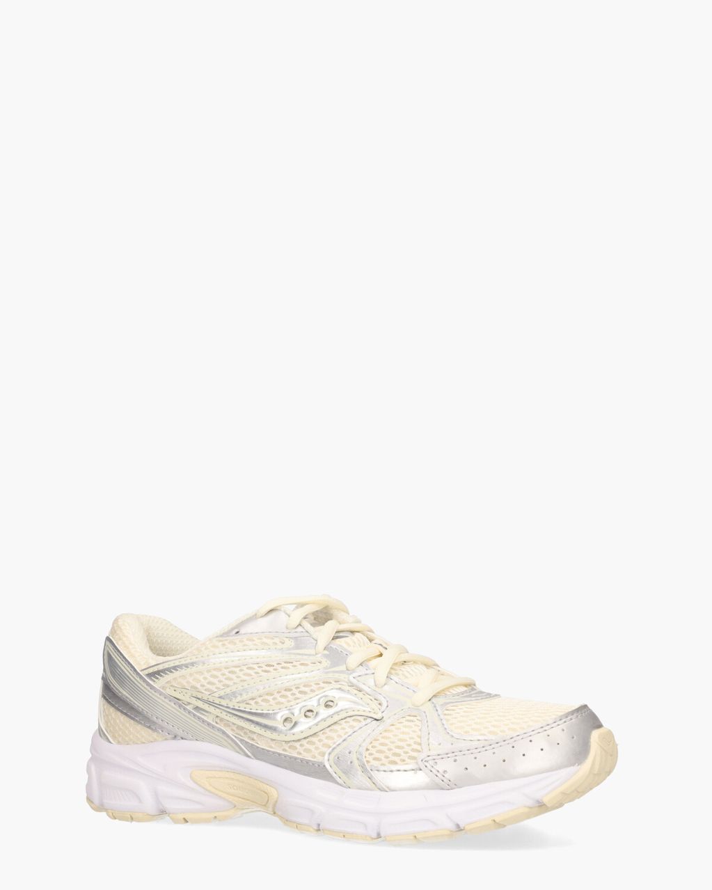 Saucony Ride Millennium Off White/Zilver Damessneakers