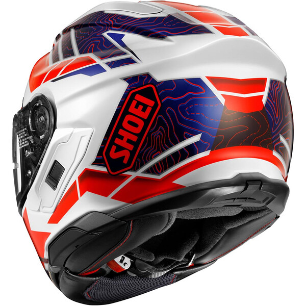 Shoei - Casque GT-Air 3 Hike TC-10 / Blanc / Rouge / Bleu