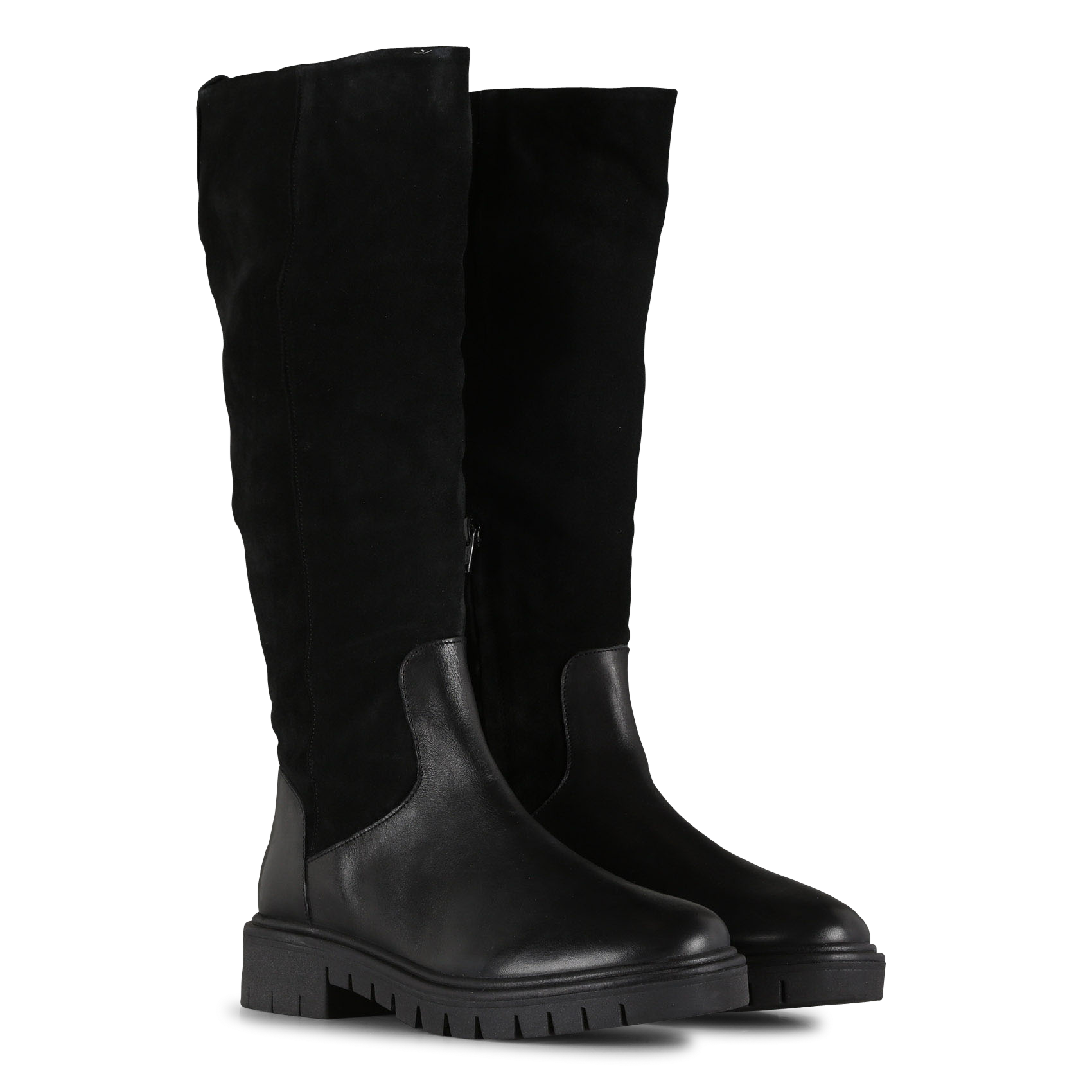 ZABETH - Bottes cavalières en cuir | Noir