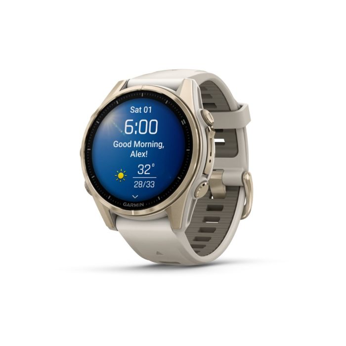 Garmin Unisex Ure fēnix® 8 - 43 mm AMOLED Sapphire Guld