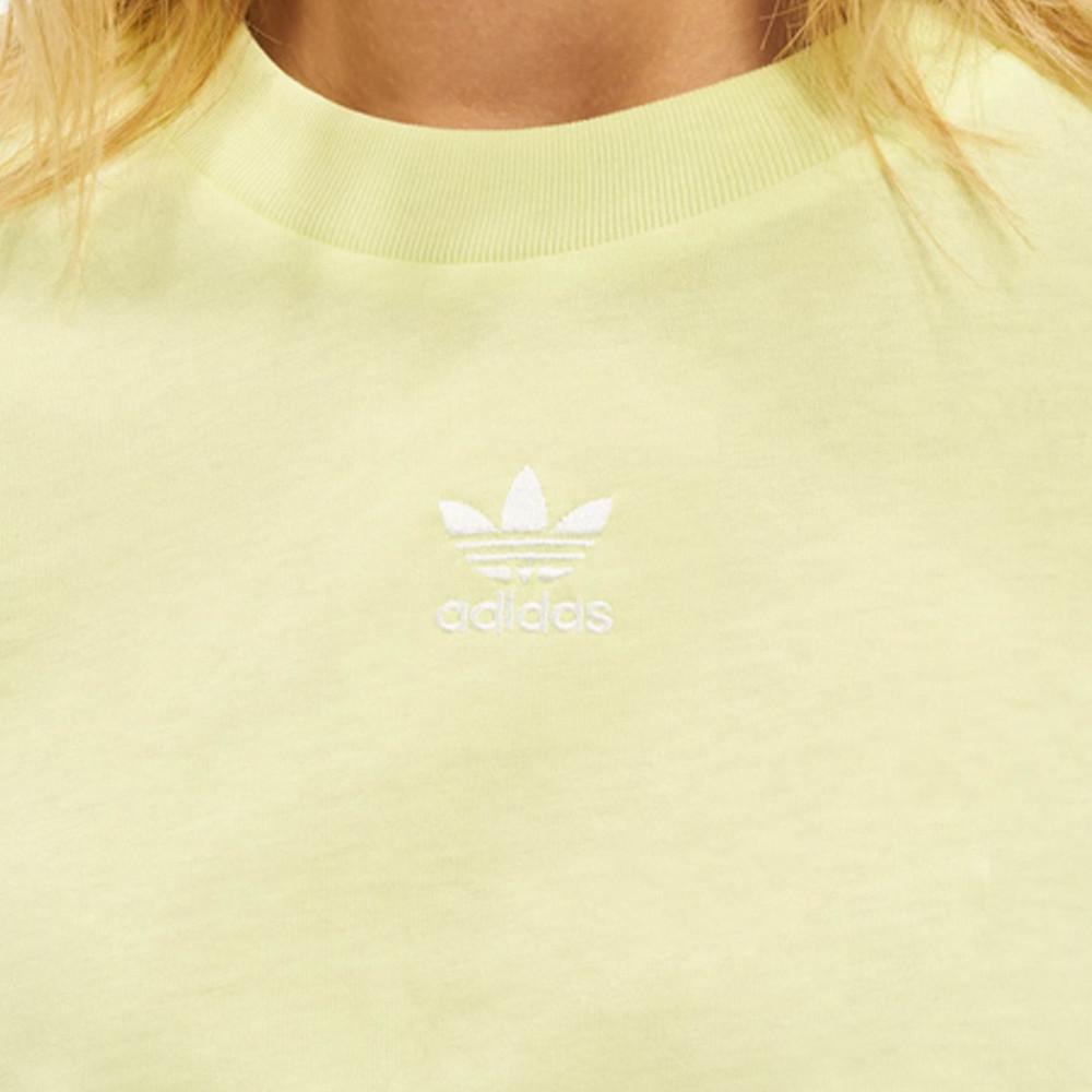 Adidas T-shirt Jaune Femme Adidas H37884