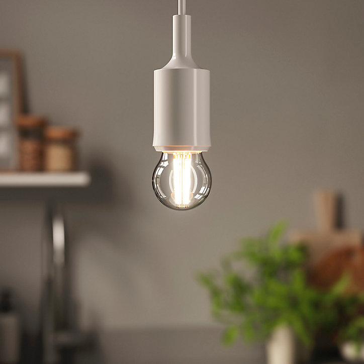 Ampoule LED à filament mini globe E14 470lm 3.4W = 40W Ø4.5cm Diall blanc chaud