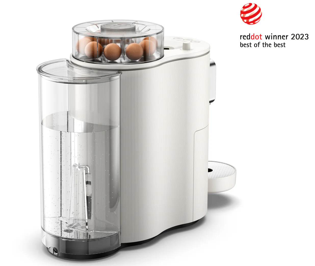 CoffeeB Kaffeemaschine Globe, weiß + 4 Gratis Packungen Coffee Balls + 20€ Gutschein