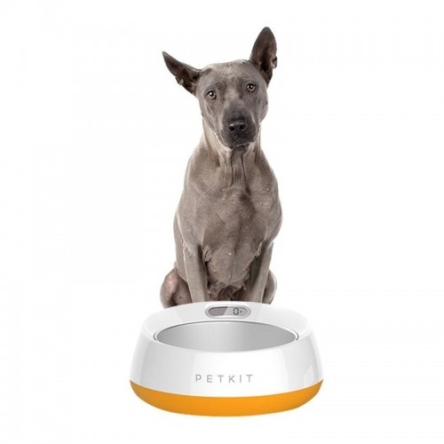 Alimentador inteligente Petkit com balança integrada para cães.