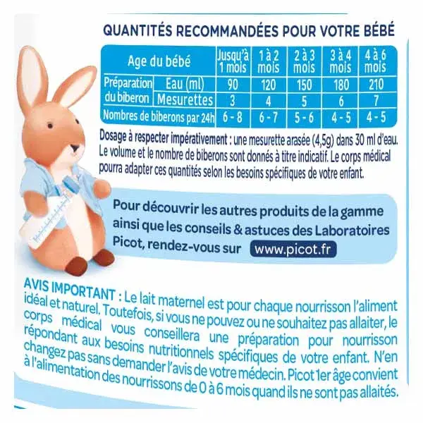 Leite Picot para Primeira Fase 800g