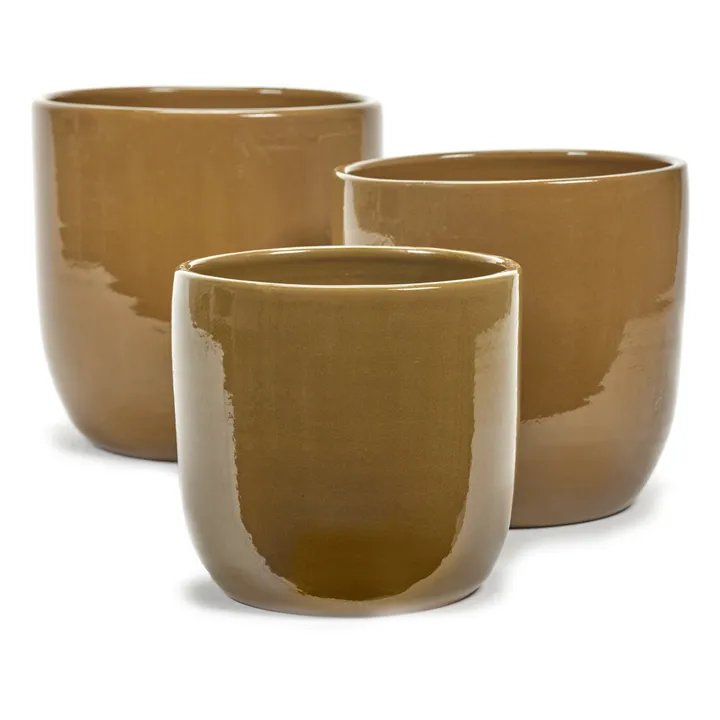 Serax Cache pot émaillé | Mustard