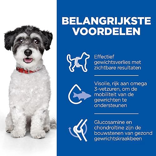 Hill's Science Plan Perfect Weight & Active Mobility Small & Mini Adult Hondenvoer met Kip | 6 kg | 12129.1