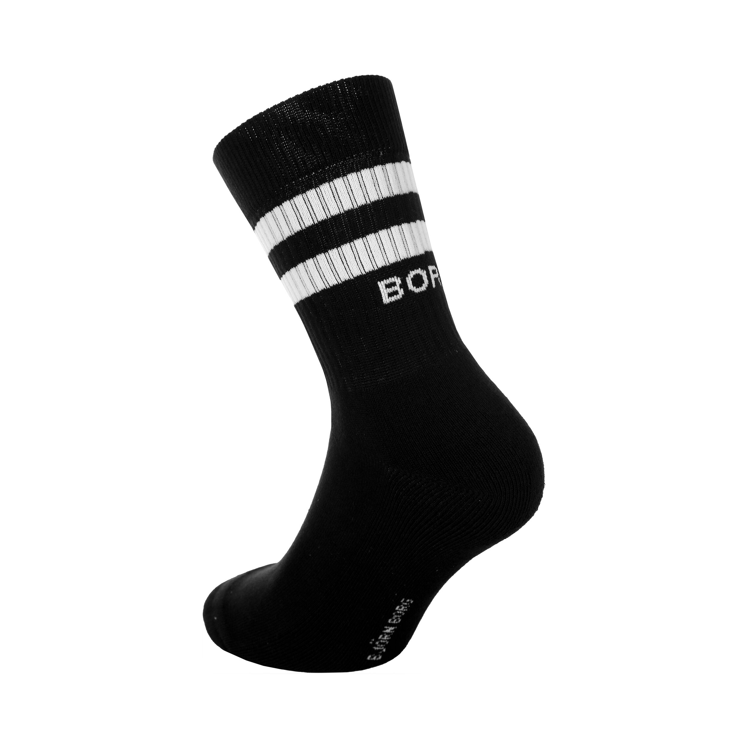 Björn Borg Core Crew Chaussettes De Sport Pack De 3 Hommes - Noir