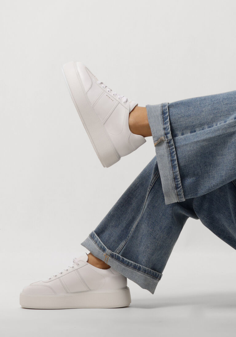 NUBIKK witte nubikk lage sneakers elise wing