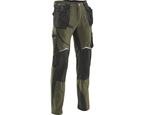 Werkbroek met holsterzakken, Hammer Workwear olijf W28/L34