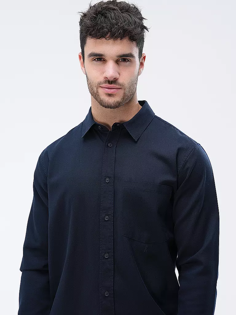 ARMEDANGELS Hemd Casual Fit SKJORTAAS blau