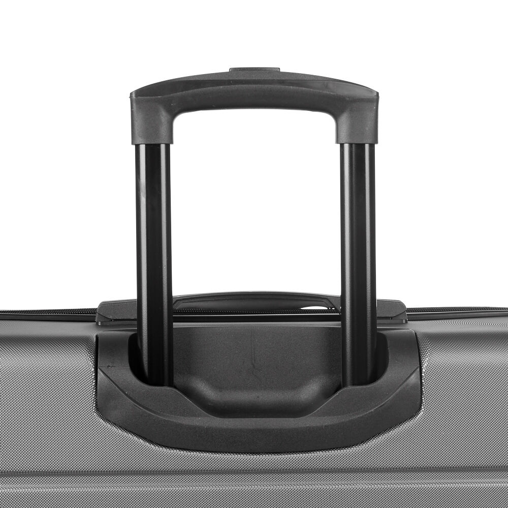 Valise trolley rigide 4 roues gris foncé L. 70 cm