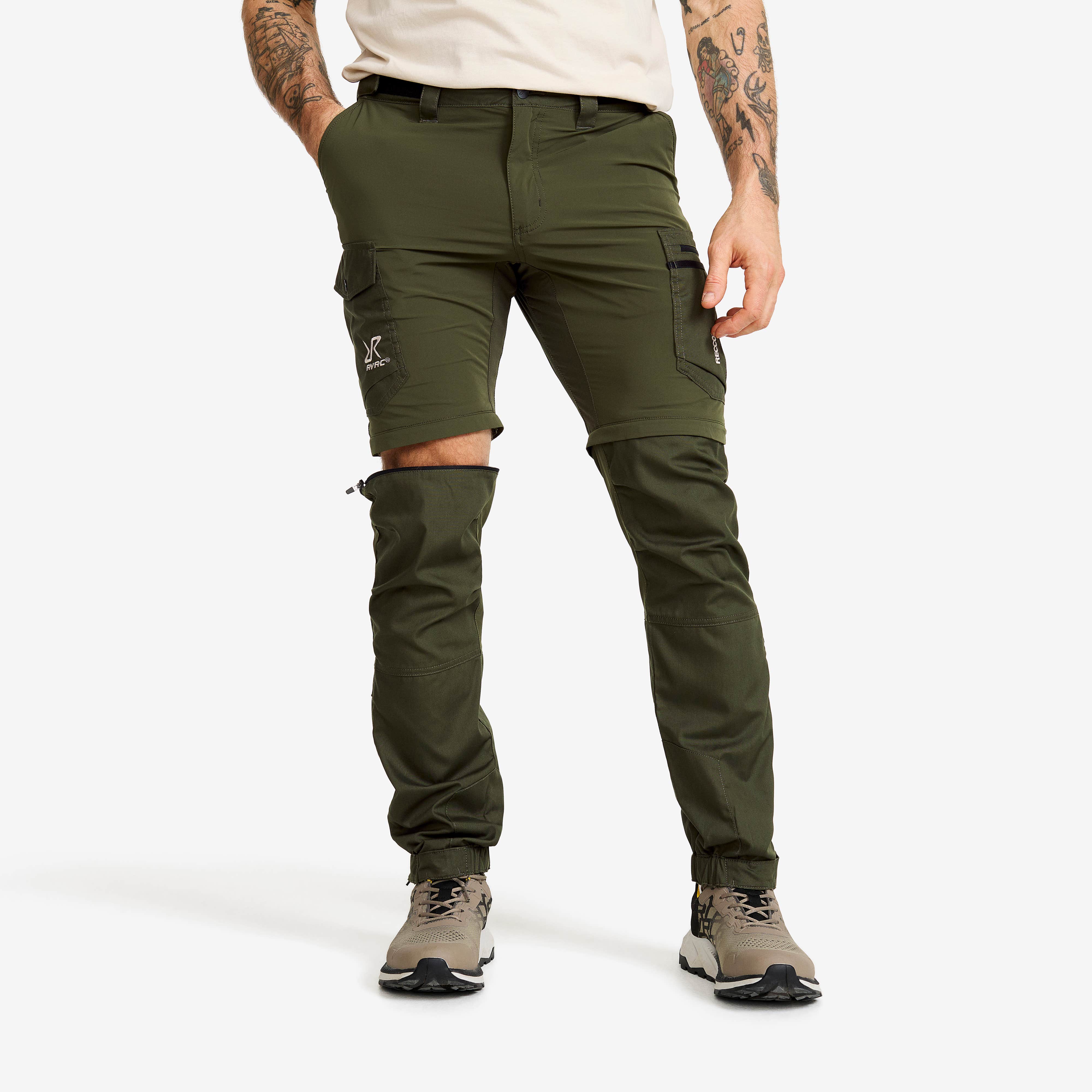 Rambler Lightweight Zip-off Pants Herre Forest Night