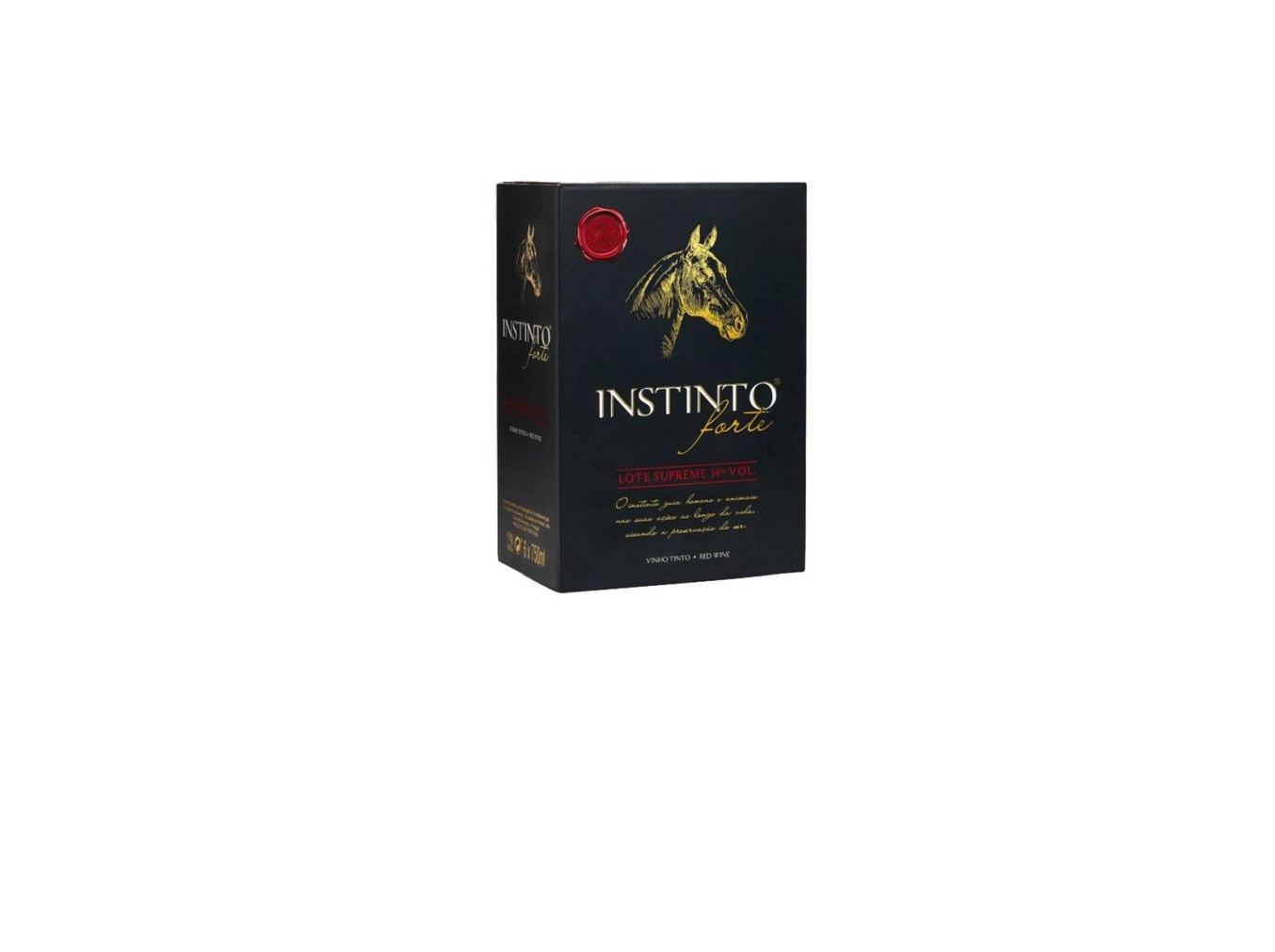 VINHO TINTO INSTINTO FORTE BAG IN BOX 5L