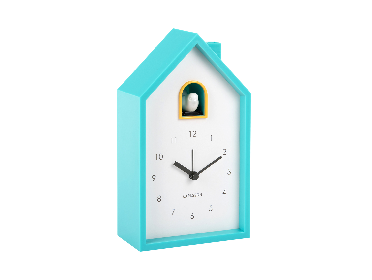Wekker Modern Cuckoo - Turquoise blauw