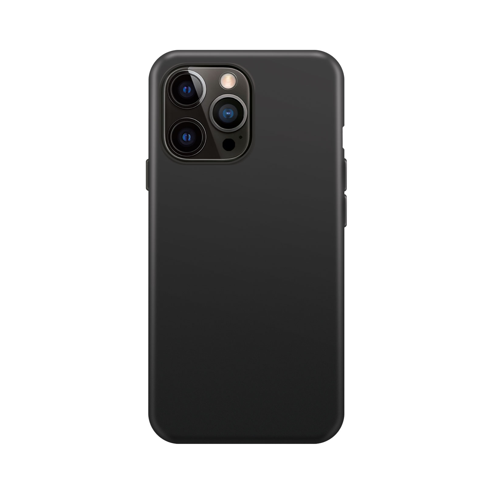 iPhone 15 Pro Max Antibakterielle MagSafe Silikon Case Hülle (54473) - Schwarz