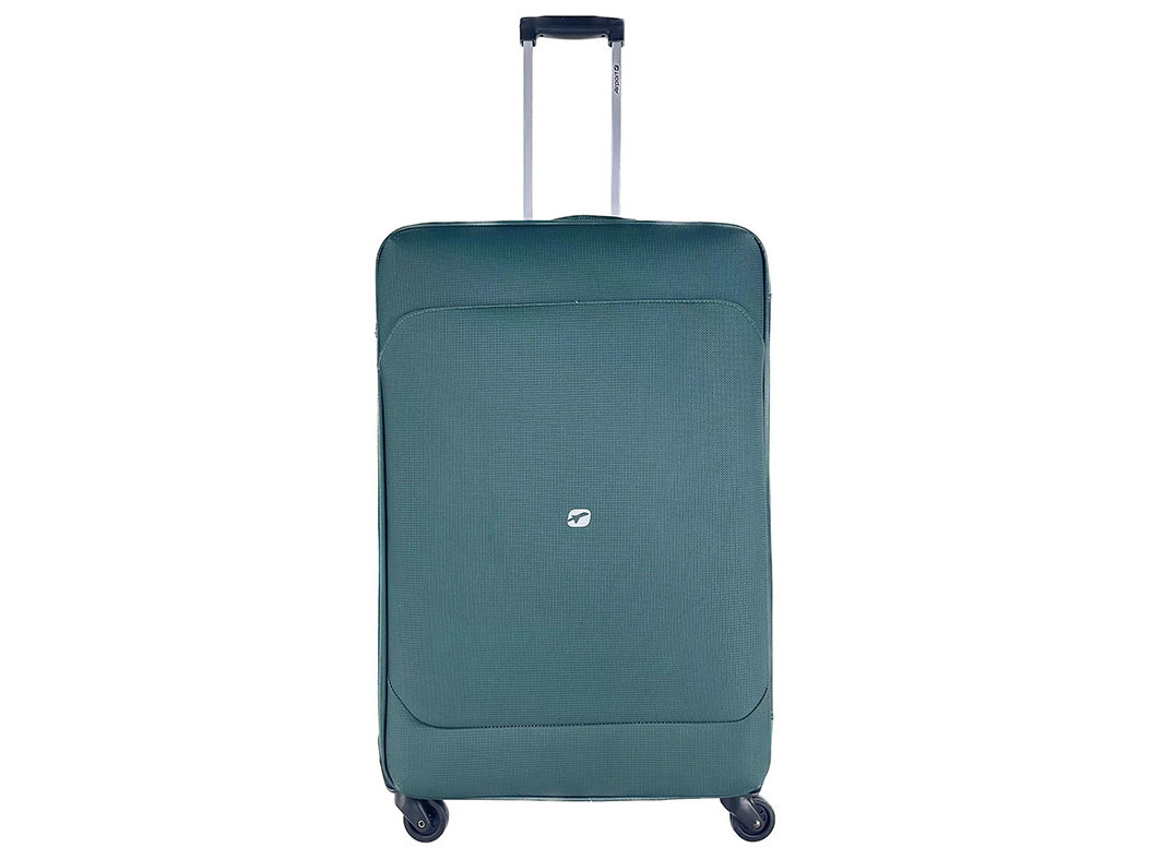 MALA DE VIAGEM GRANDE FLEXÍVEL AIRPORT VERDE 4 RODAS 75X48X24CM