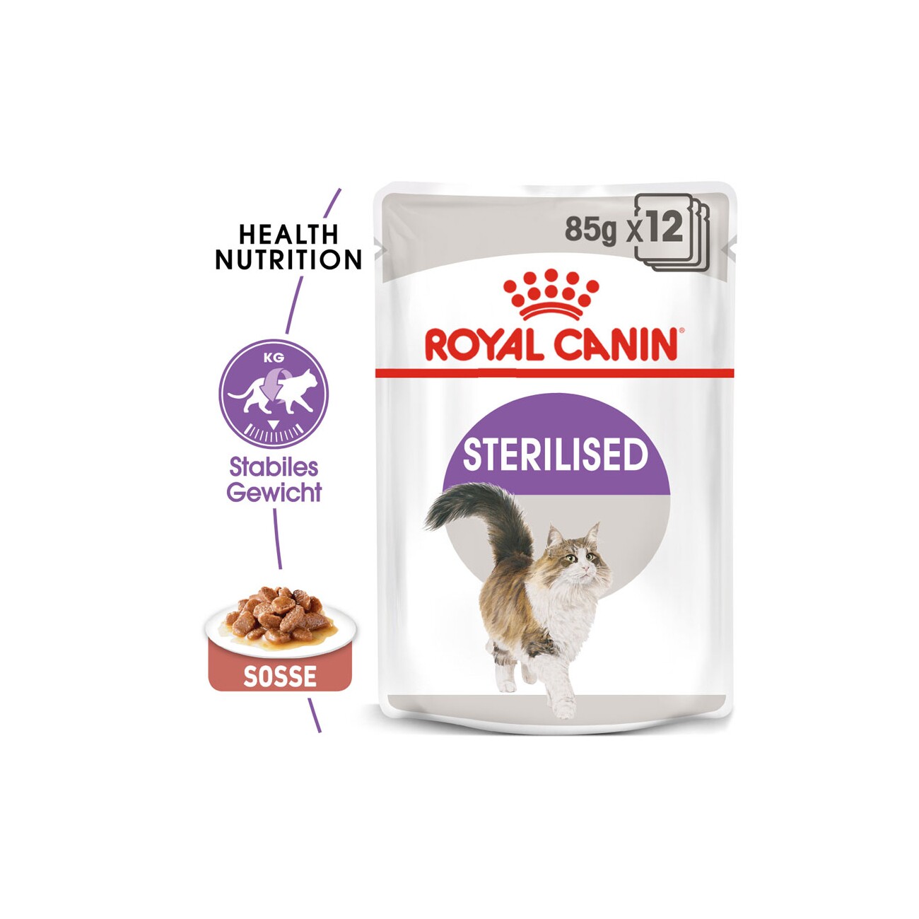 ROYAL CANIN Sterilised Adult in Soße 12x85 g