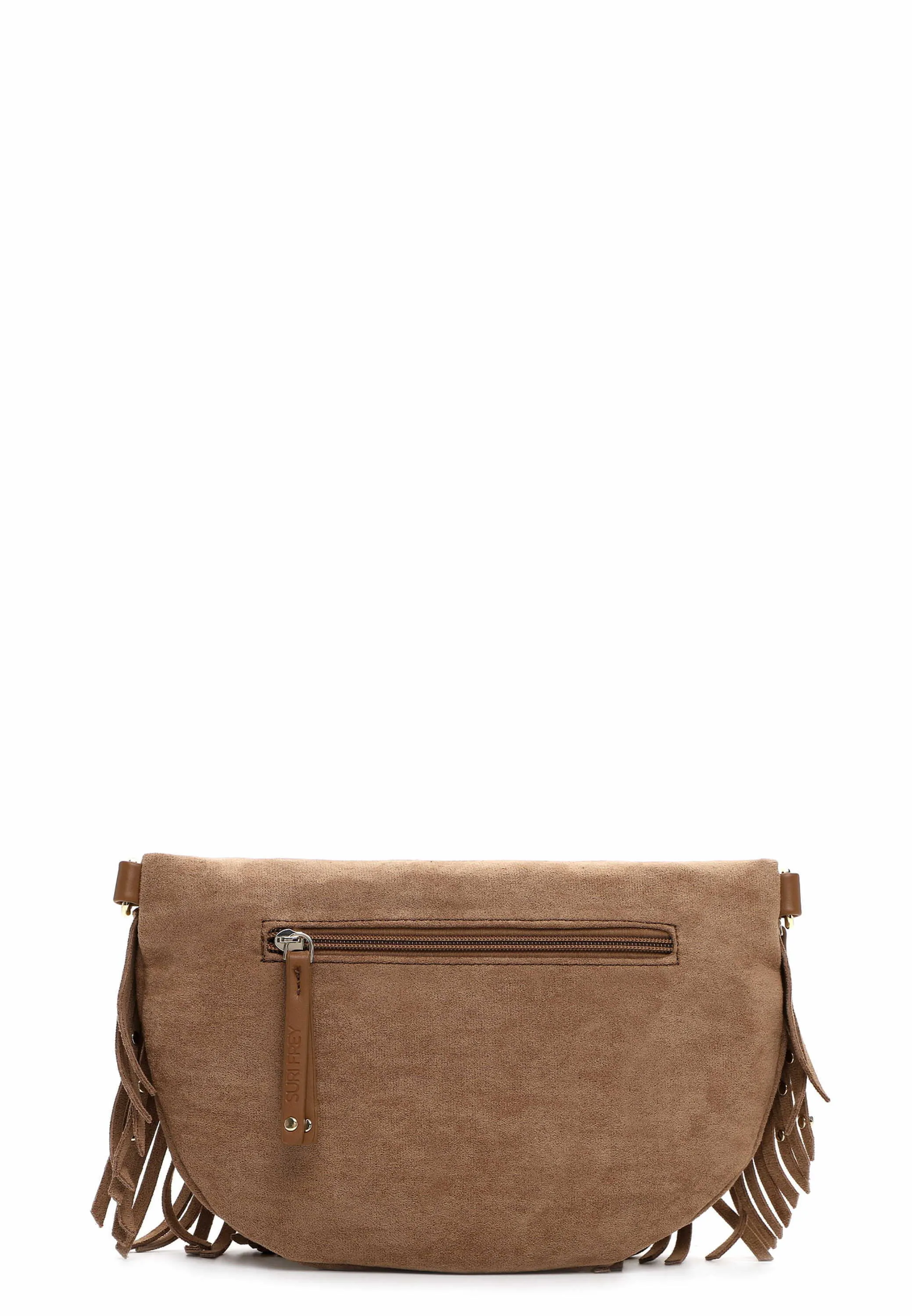 SURI FREY Gürteltasche / Bodybag Taupe Lederimitat