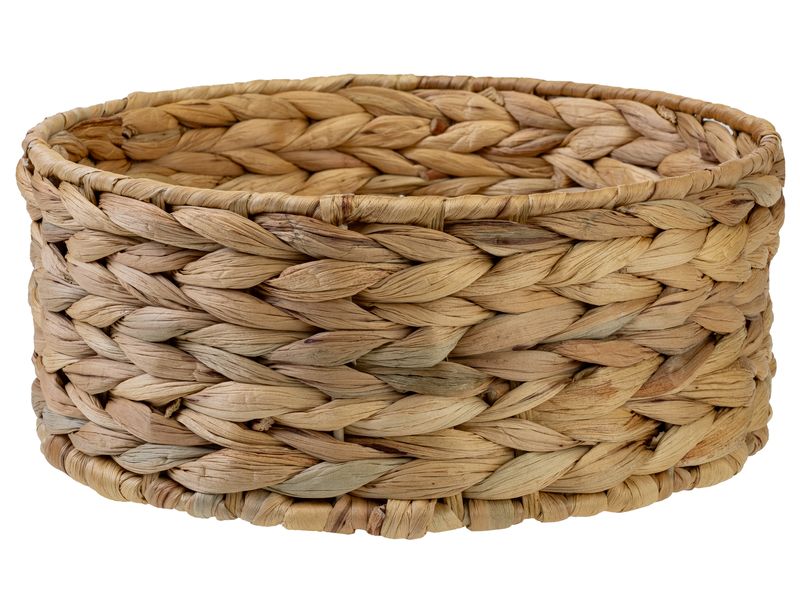 COCON Aufbewahrungskorb Natur, 25 x 10 cm Geflochtener Behälter