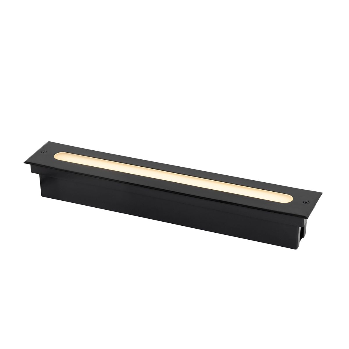 Moderne grondspot zwart 50 cm incl. LED IP65 - Eline