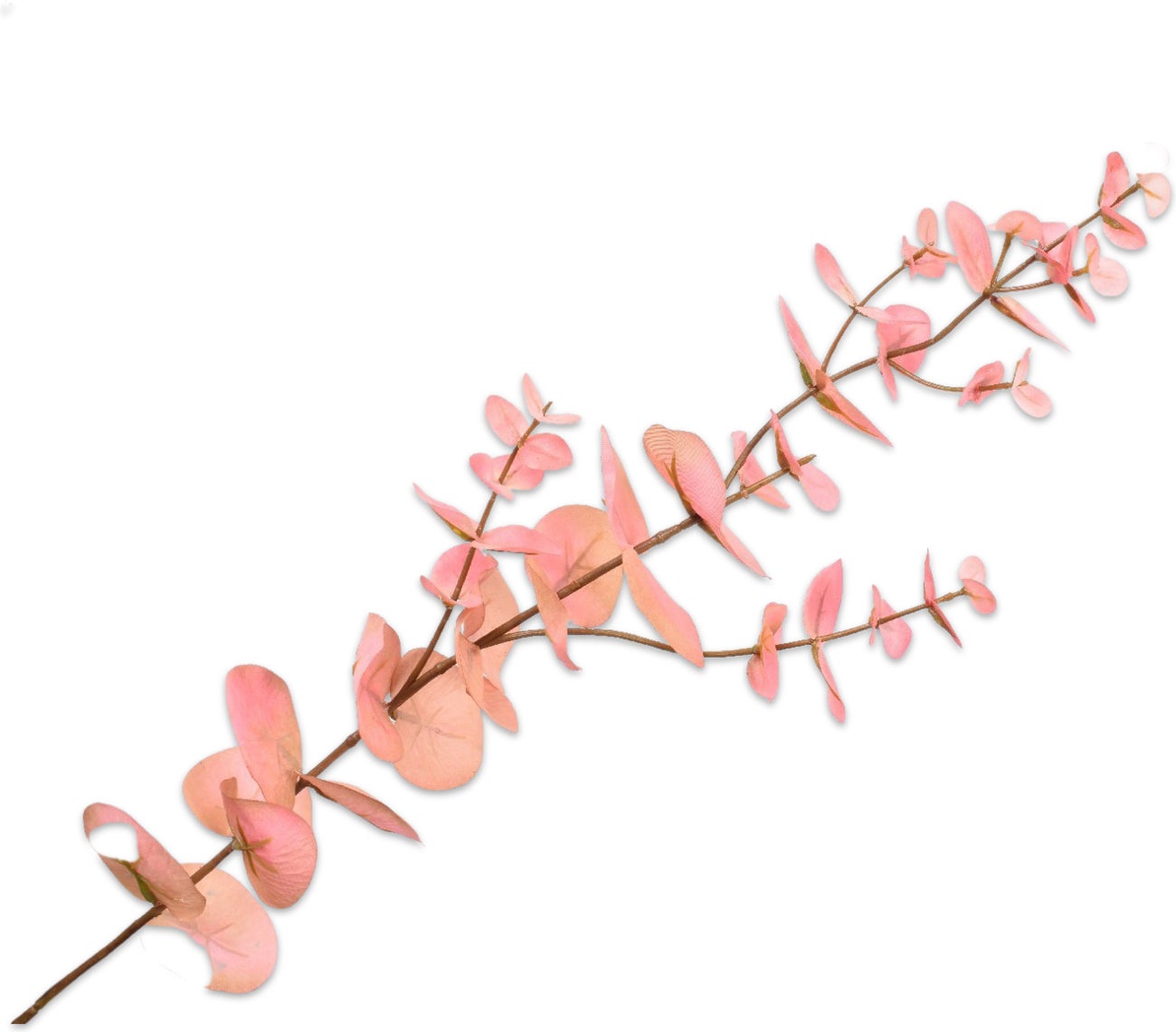 Silk-Ka kunsttak Eucalyptus 75 cm roze