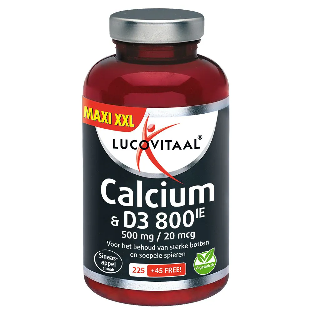 Calcium 500 mg + D3 20 mcg kauwtabletten