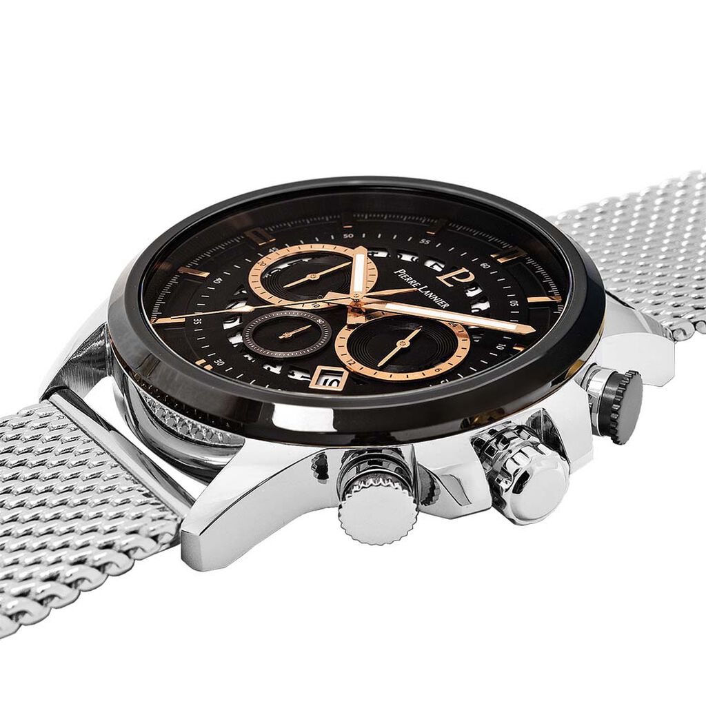 Montre Pierre Lannier Sentinelle Noir