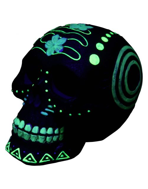 Aqua Della Dia De Los Muertos Schedel 4 - Aquarium - Ornament - 16.7x11.7x13.2 cm
