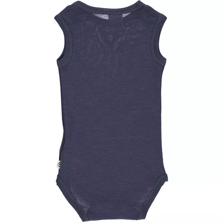 Müsli Body aus Merinowolle blue