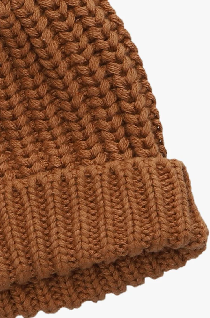 QUINCY MAE cognac quincy mae muts beanie