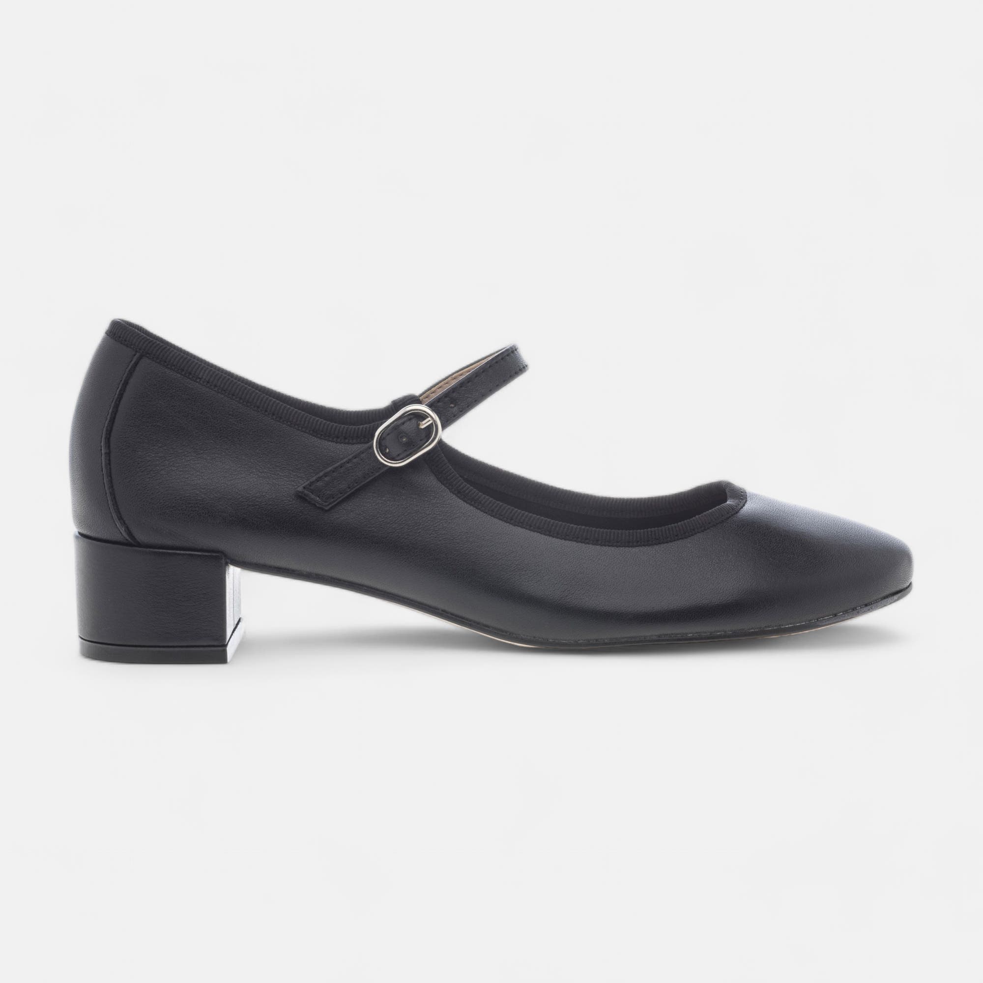Escarpins Femme en cuir noir