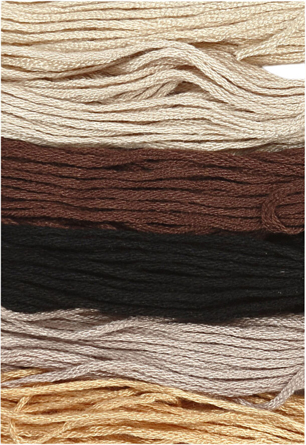Creativ Company Harmoni Broderigarn, tykkelse 1 mm.