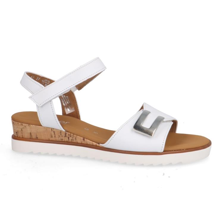 Gabor 62.756 weiss (kork/silb)