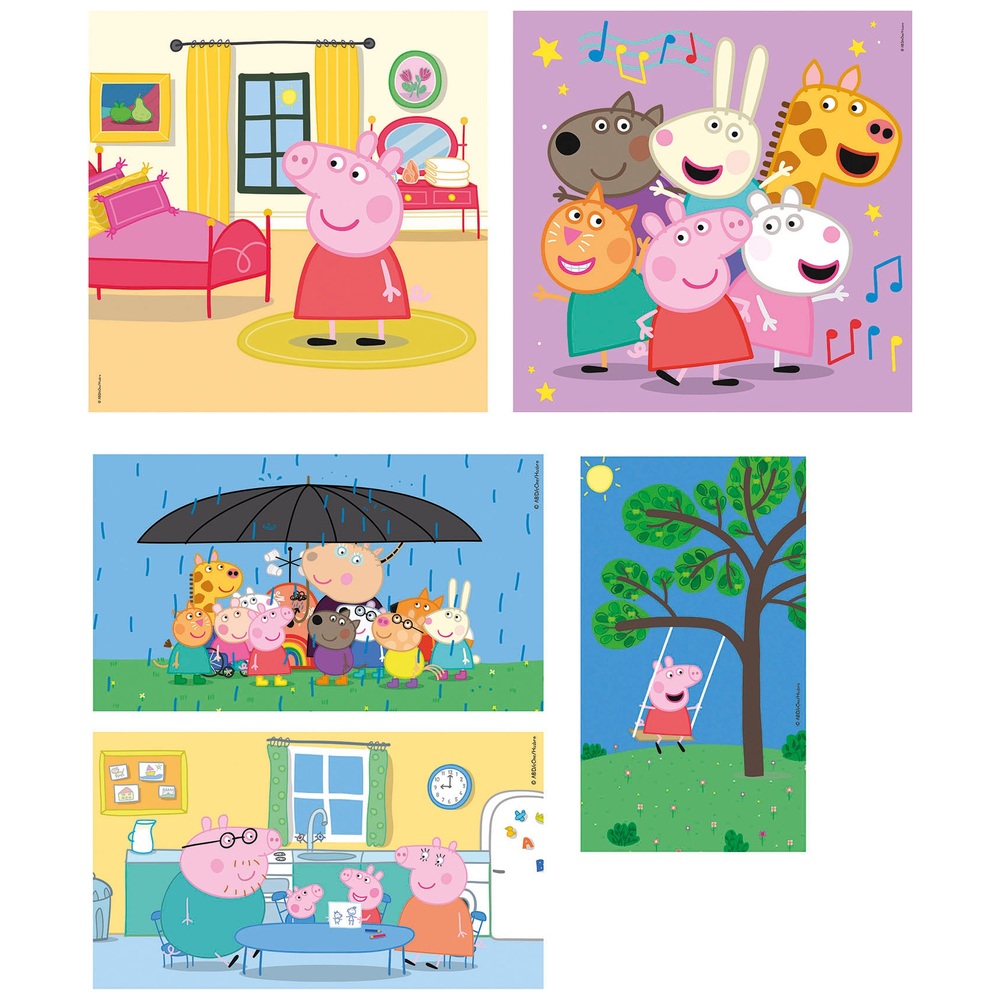 Clementine Peppa Pig 10-in-1-Puzzle