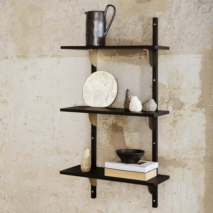 Ferm Living - Flow Teller, Ø 15 cm, schwarz