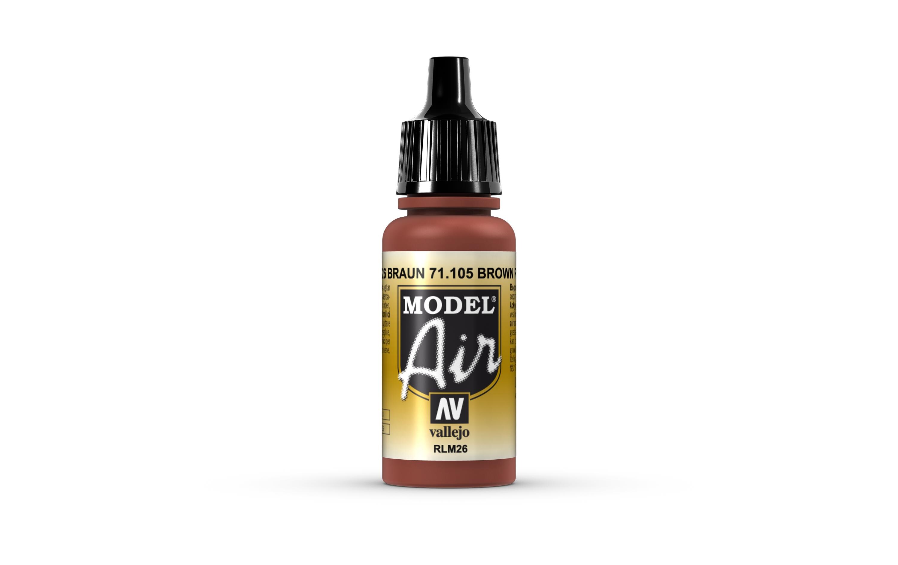 Airbrushfarbe Braun RLM26 17 mlAcryl Model Air Color für Airbrush