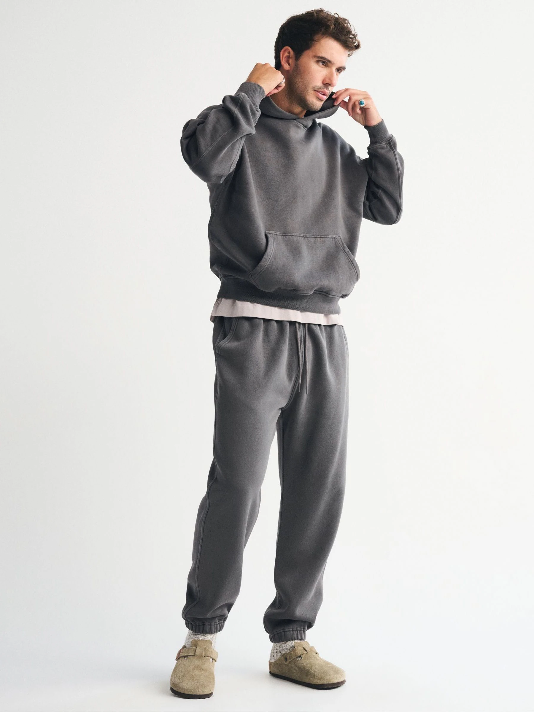 Grijs - Abercrombie & Fitch Essential Cinched Joggers