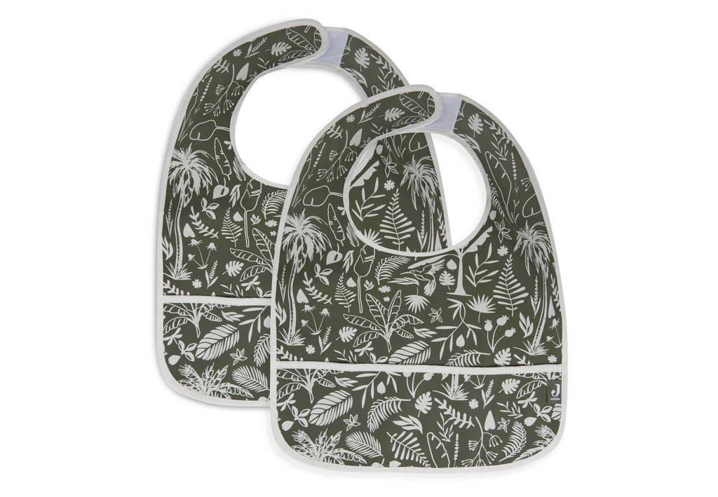 Flopwaterproof slab Botanical Leaf Green - set van 2