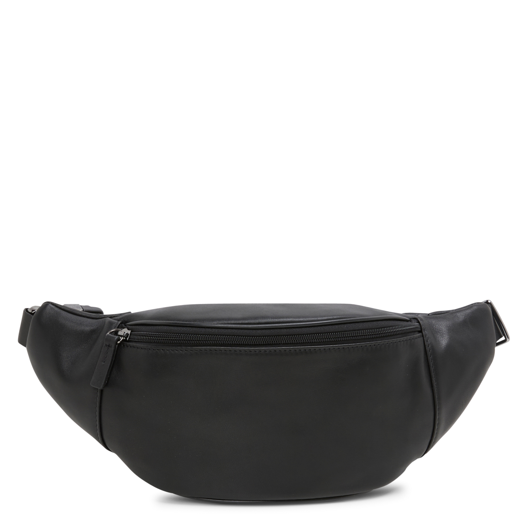 Sac banane en cuir | Noir