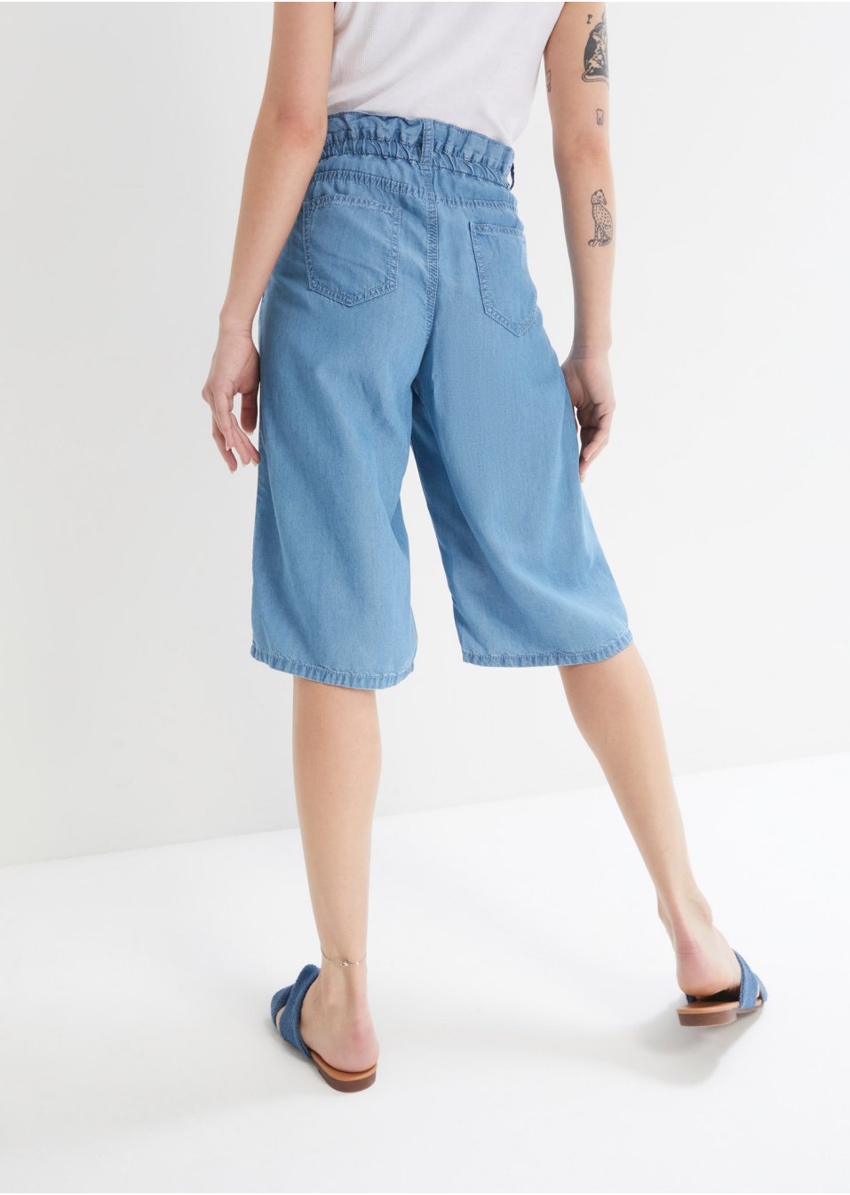 Bermuda en jean en TENCEL™ Lyocell