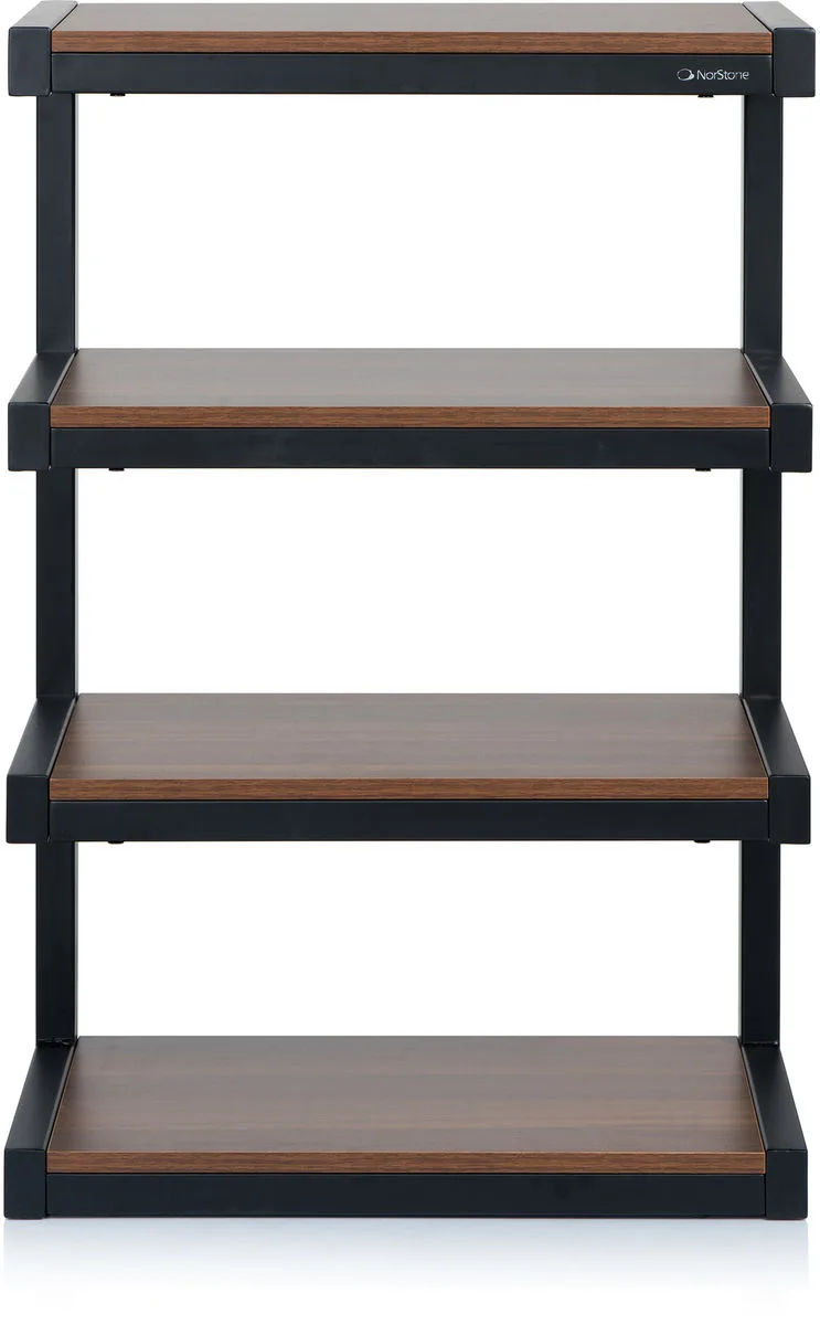 NorStone Esse Hi-Fi Noir et Noyer Meubles hi-fi