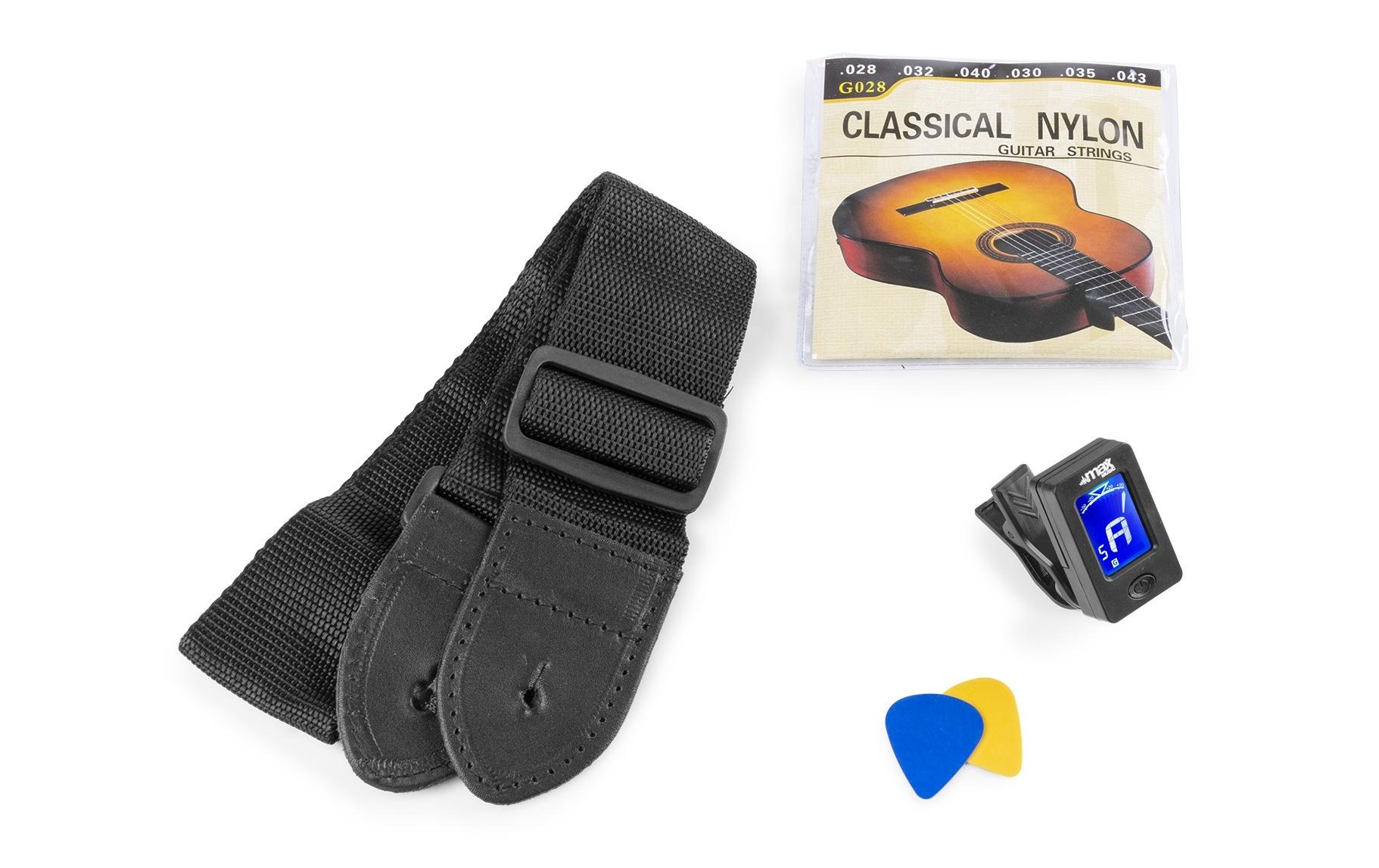 Akustikgitarre SoloArt Kit Natur<br>Klassische Gitarre mit Zubehör