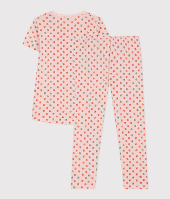 Pyjama manches courtes petite fille en coton