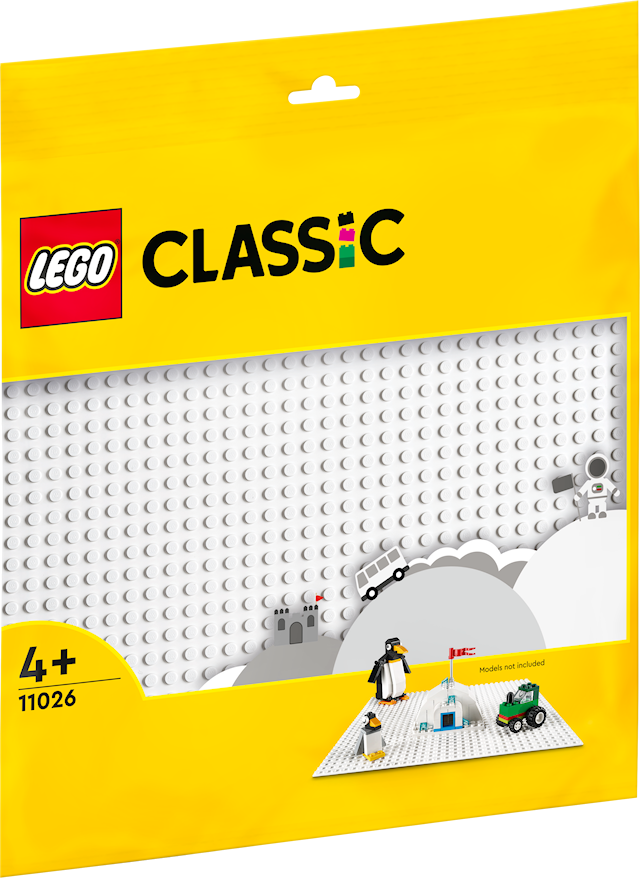 Hvit basisplate LEGO® Classic (11026)