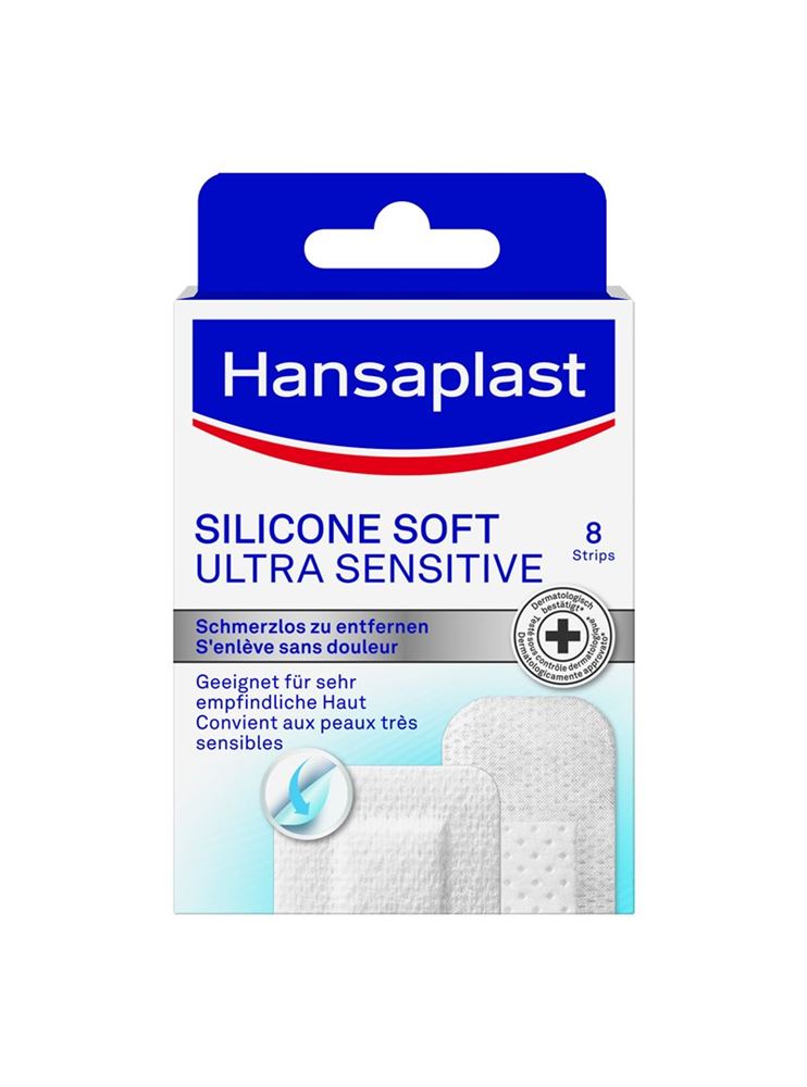 Hansaplast Silikonpflaster<br>8 Stück, Mixpack