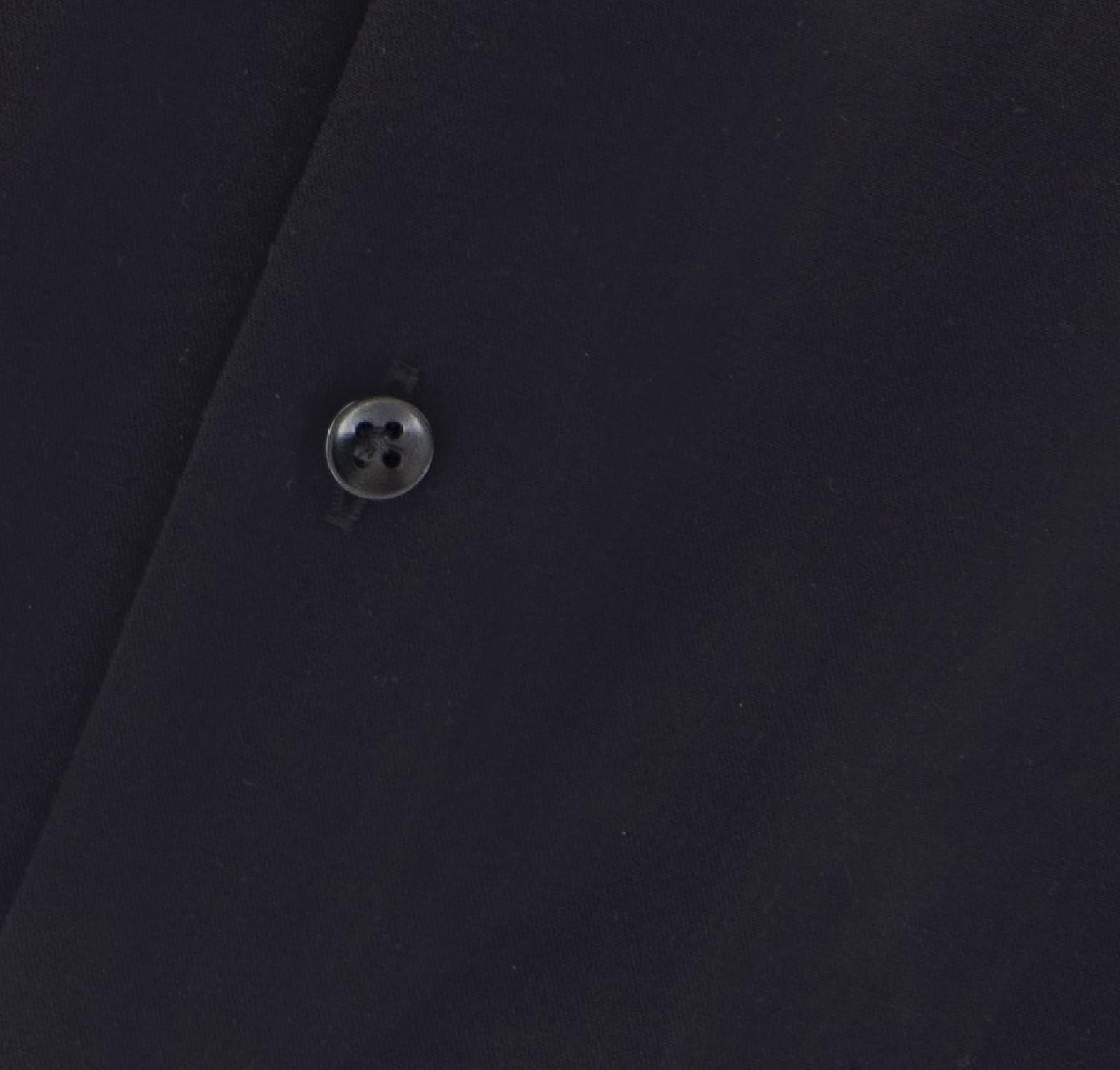 Carpasus Klassisches Herren-Hemd Slim Fit Schwarz