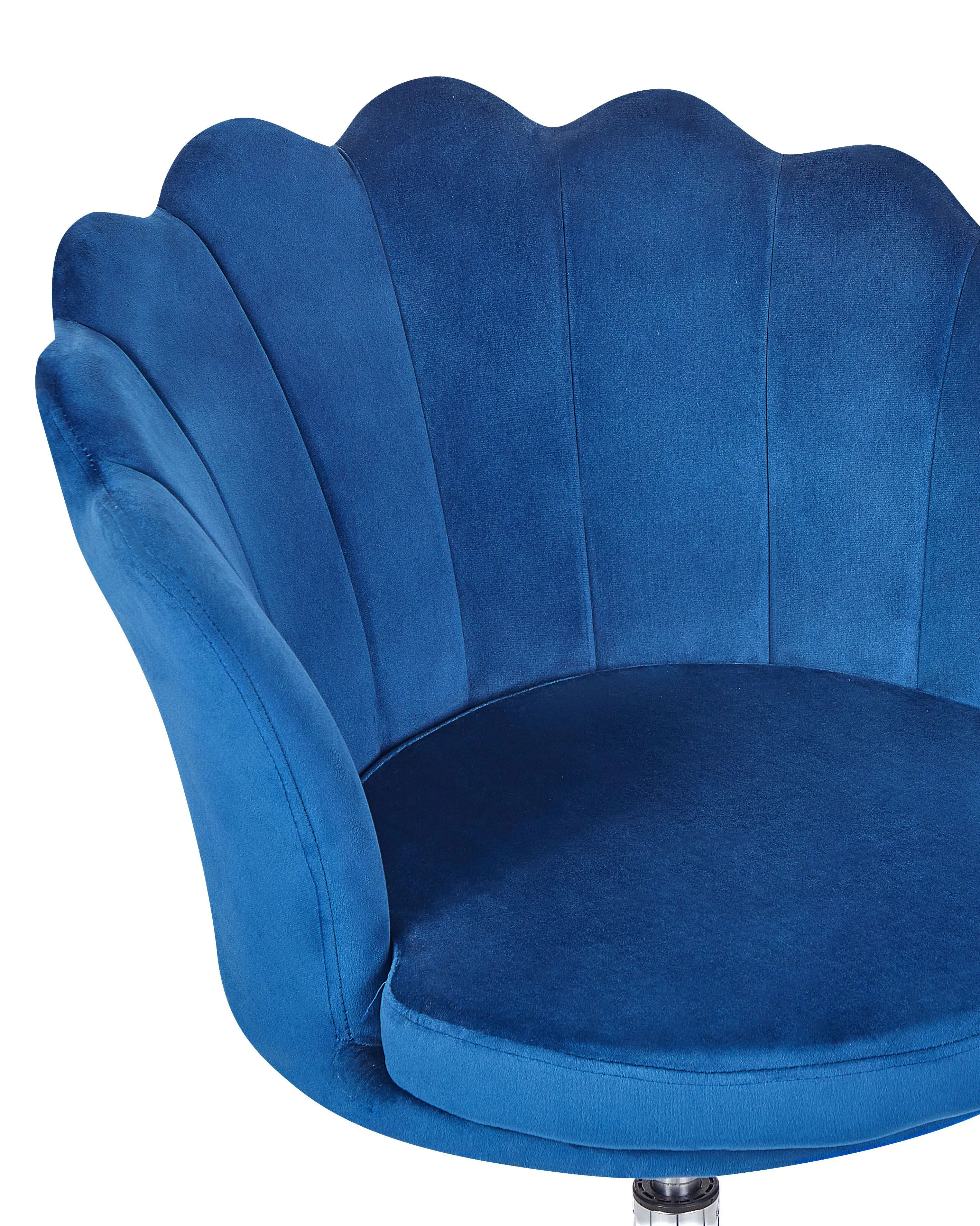 Bureaustoel MONTICELLO Fluweel Blauw